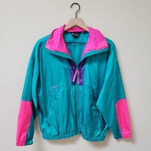 Vintage Columbia Neon Windbreaker